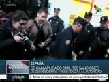 España: al menos 40 mil sancionados por Ley Mordaza en solo 7 meses