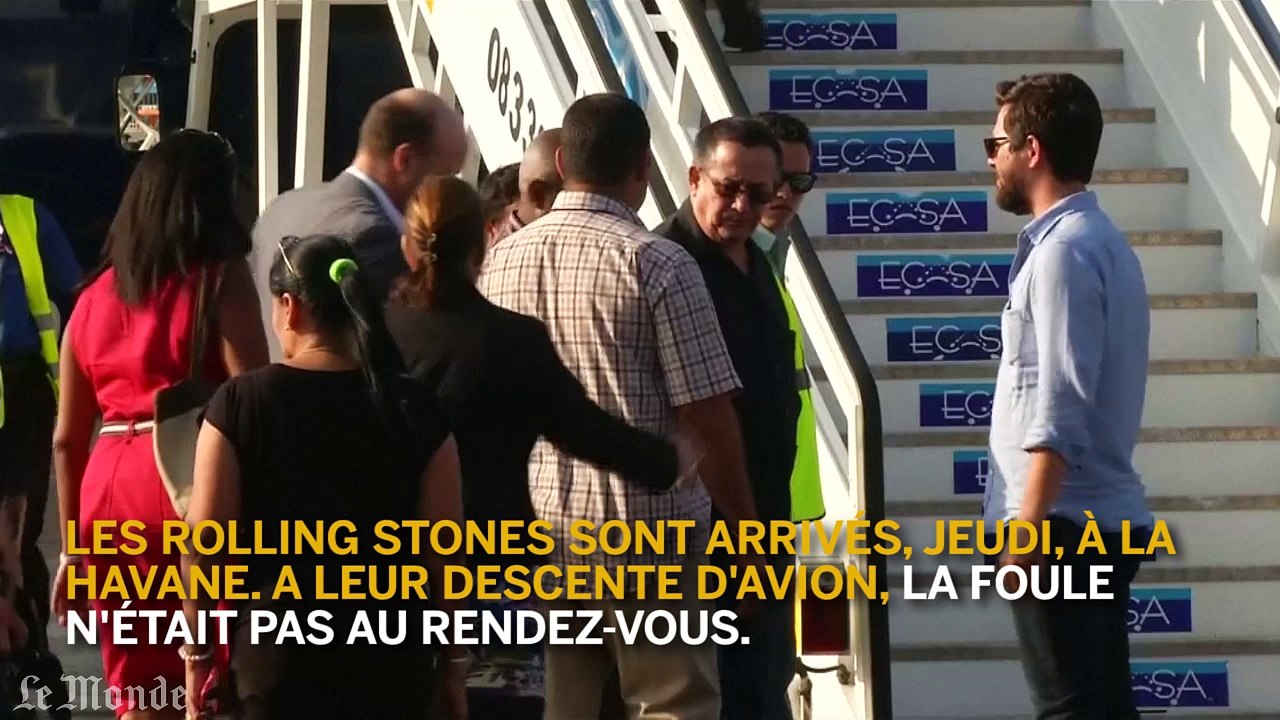 Les Rolling Stones à La Havane pour leur premier concert à Cuba