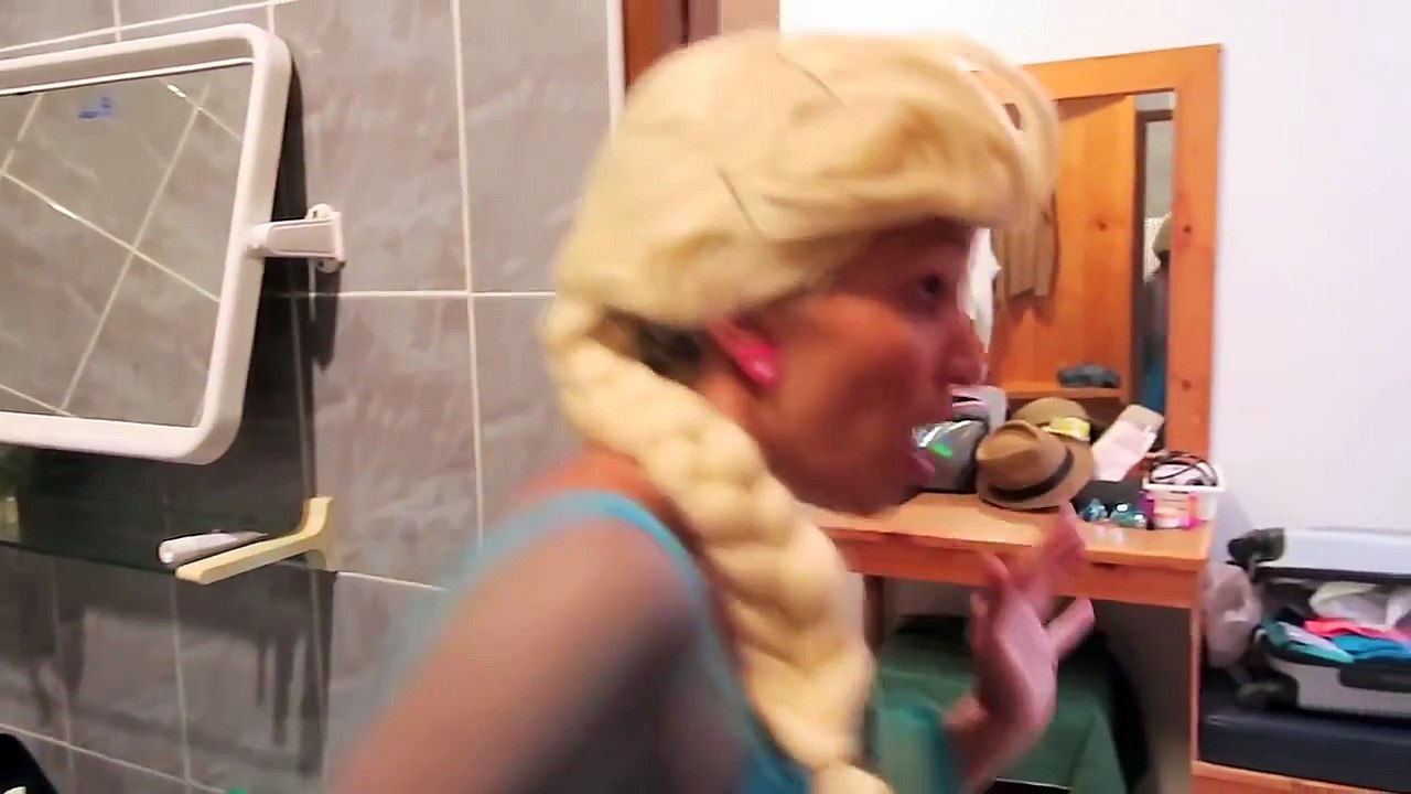 FROZEN ELSA vs HULK FARTING FIRE - Funny Superhero Movie in Real Life