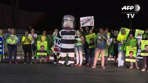 Manifestantes pró-impeachment acampam em Brasília