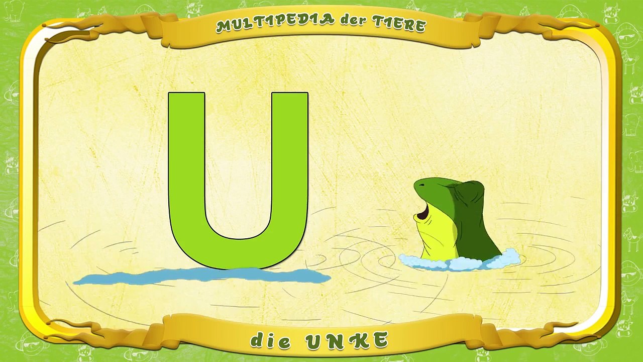 Tante Eules Multipedia Buchstabe U die Unke
