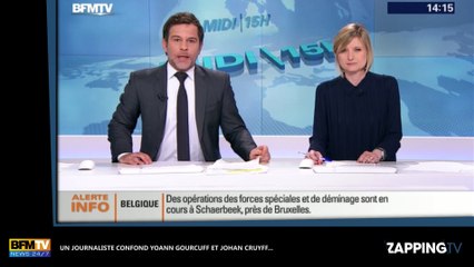 L'incroyable bourde de BFM TV qui confond Johan Cruyff et Yoann Gourcuff (vidéo)