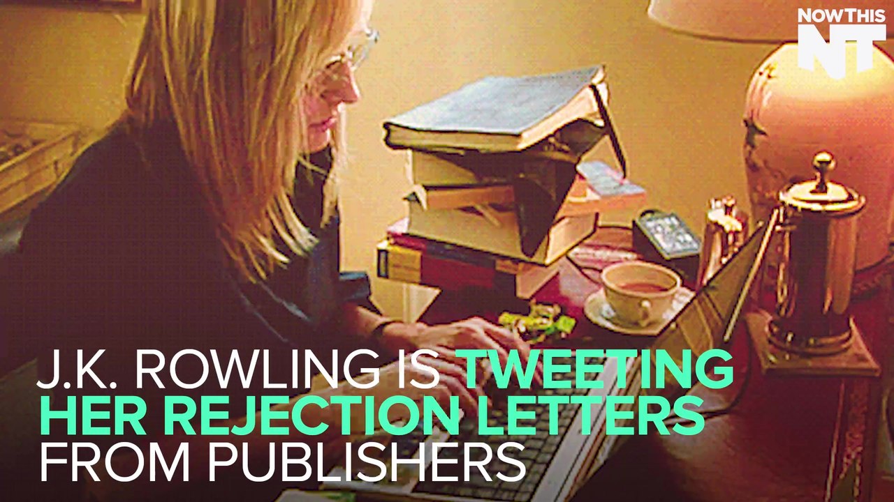 J.K. Rowling Tweets Rejection Letters