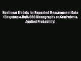 Read Nonlinear Models for Repeated Measurement Data (Chapman & Hall/CRC Monographs on Statistics