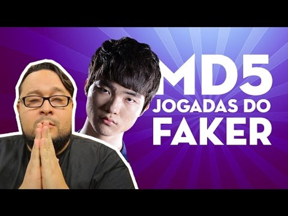 MD5 - AS TOP 5 MELHORES JOGADAS DO FAKER
