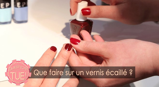 Mon vernis est écaillé, comment le rattraper ?