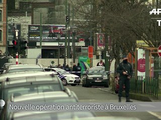 Attentats en Belgique: un suspect arrêté à Bruxelles, en pleine visite de  Kerry (2)