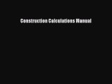 [PDF] Construction Calculations Manual# [PDF] Online