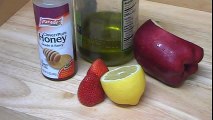 Anti Aging Tips & How to Make Natural Lemon Honey Strawberry Homemade Face Mask for Mature Skin