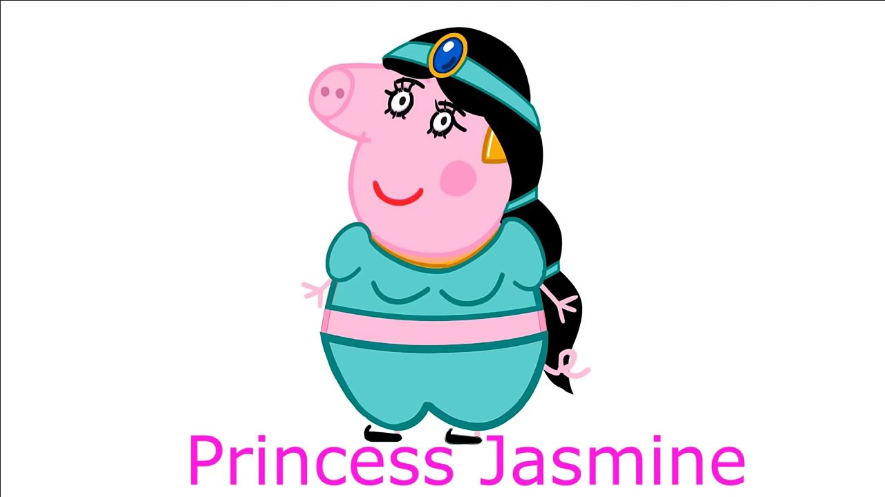 Peppa Pig En Español y Hulk & Angry Birds & Daisy Duck Princess Jasmine