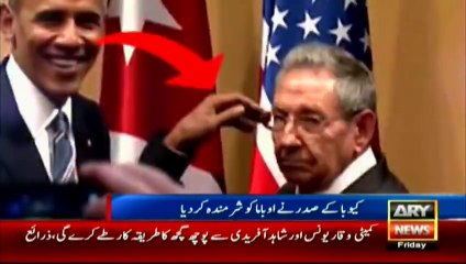 Who embarrassed Obama - watch here