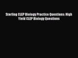 Read Sterling CLEP Biology Practice Questions: High Yield CLEP Biology Questions Ebook Free