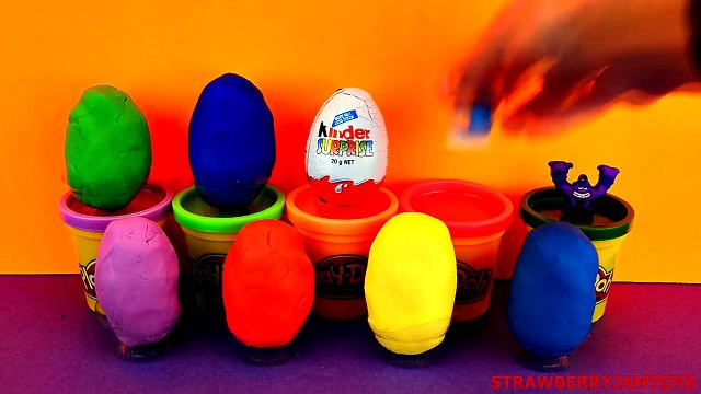 Angry Birds Play Doh Sesame Street Dora Ernie Moshi Monsters Mario Surprise Eggs StrawberryJamToys