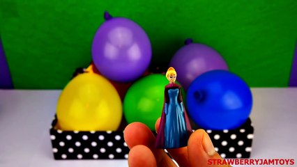 Download Video: Balloon Surprise Eggs! Frozen Shopkins Cars 2 The Simpsons Smurfs Spongebob by StrawberryJamToys