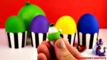 Balloon Surprise Eggs! Frozen Spongebob Shopkins Cars 2 TMNT Smurfs by StrawberryJamToys