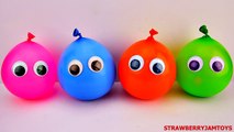 Balloon Surprise Eggs! Shopkins Cars 2 Spongebob Monsters University by StrawberryJamToys