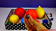 Balloon Surprise Eggs! Shopkins Cars 2 Spiderman Spongebob Batman & More by StrawberryJamToys