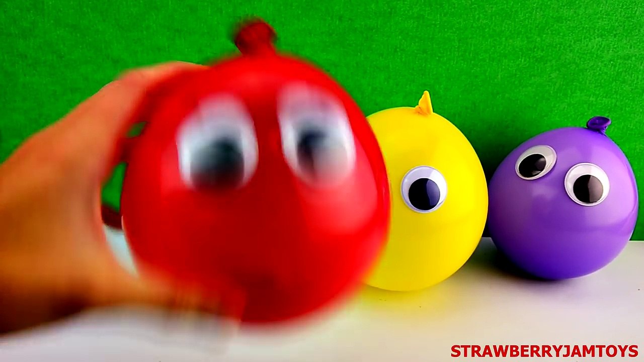 Balloon Surprise Eggs! Shopkins Cars 2 Barbie Hello Kitty by StrawberryJamToys