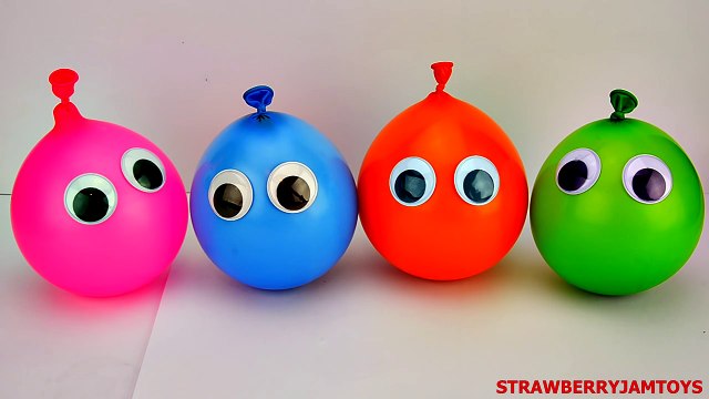 Balloon Surprise Eggs! Shopkins Frozen Minions Cars 2 Spongebob & More by StrawberryJamToys