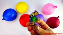 Balloon Surprise Eggs! Shopkins Spiderman Thomas and Friends Cars 2 Spongebob by StrawberryJamToys