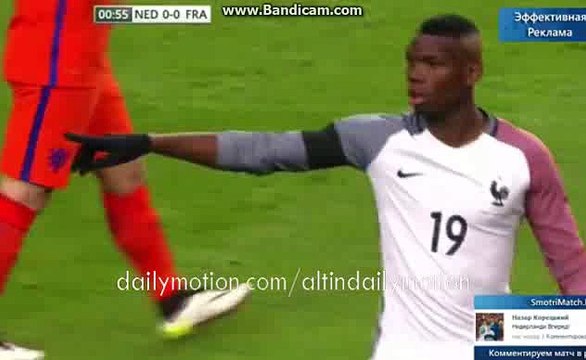 Paul Pogba Amazing Goal HD - Netherlands vs France - Friendly Match - 25.03.2016