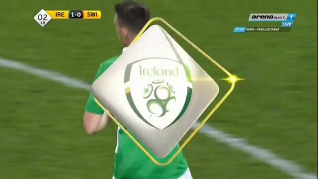1-0 Ciaran Clark Goal International Friendly - 25.03.2016, Ireland 1-0 Switzerland