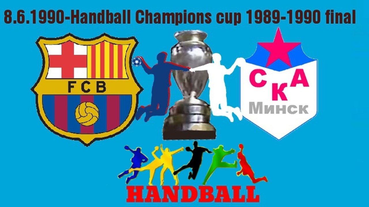 Handball balonmano гандбол Copa del Europa 1989 90  Barcelona ESPAÑA SKA Minsk SSSR