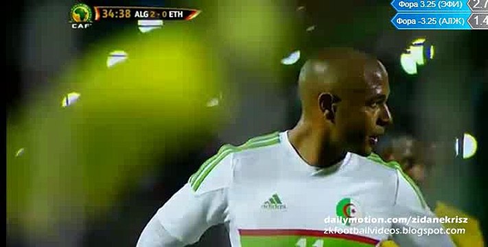 Yacine Brahimi Incredible Penalty Miss - Algeria 2-0 Ethiopia - World Cup Qualifier 2016