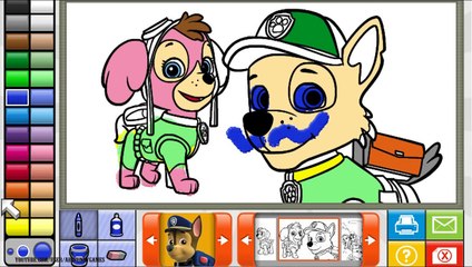 Paw Patrol - Funny Childrens Game - Coloring Book