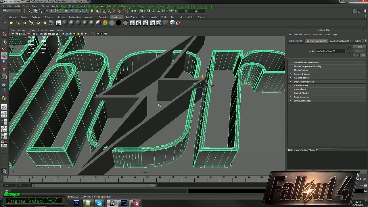 Live créa - Logo Fallout 4 Shorty Version fin