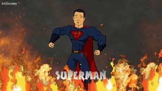 Messi vs Ronaldo- BATMAN v SUPERMAN (Cartoon Parody El Clasico 2016 Dawn of Justice)