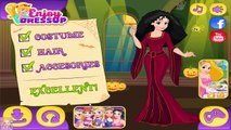 Princesses vs Villains Halloween Challenge - Disney Princess Elsa Anna Rapunzel Dress Up G