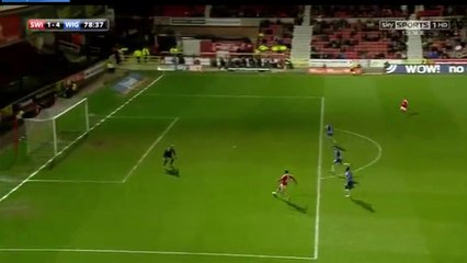 Nicky Ajose GOAL - Swindon 1-4 Wigan 25.03.2016