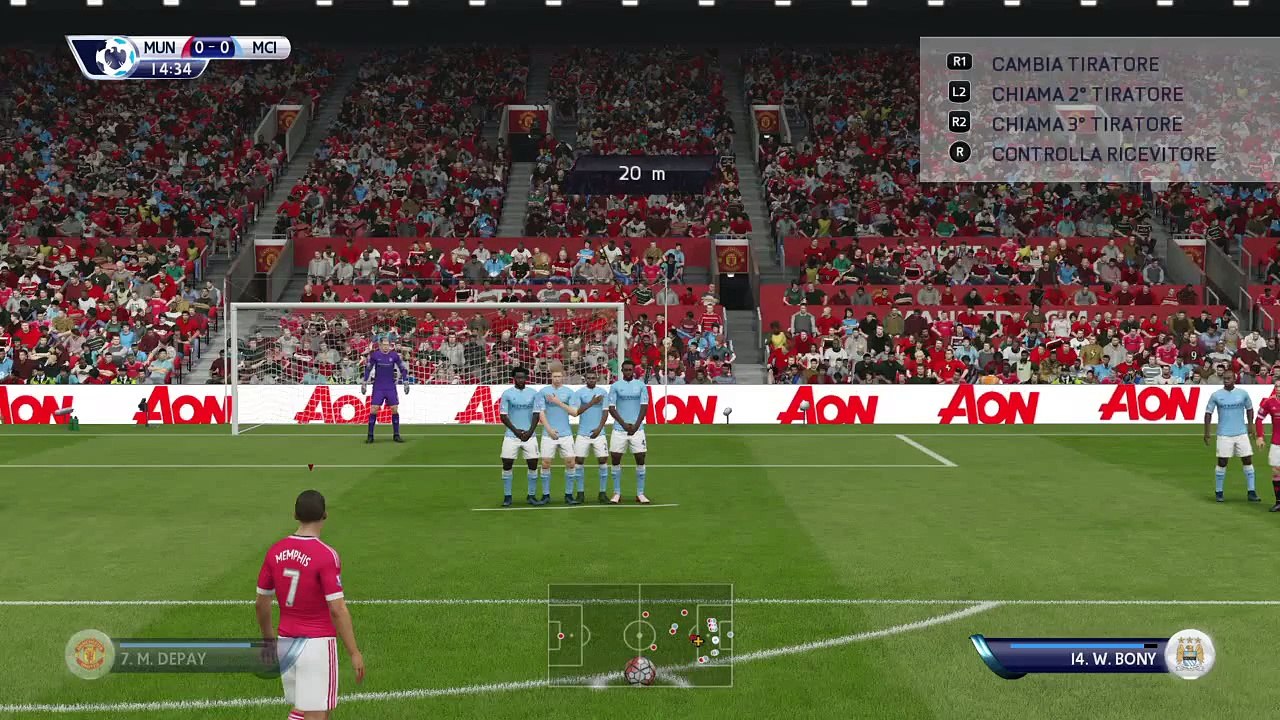 Depay awesome freekick goal