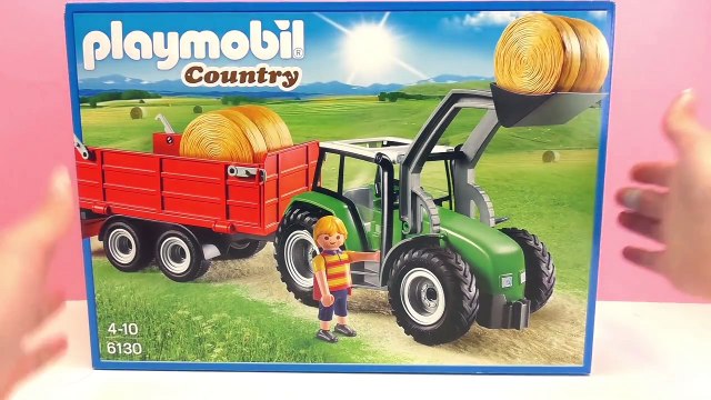 Gros tracteur avec remorque 6130 Playmobil Country Unboxing | Français