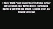 [PDF] I Never Wore Plaid: Insider secrets from a former car salesman: (Car Buying Guide - Car