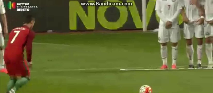 Cristiano Ronaldo super free kick - Portugal 0-1 Bulgaria 25-03-2016