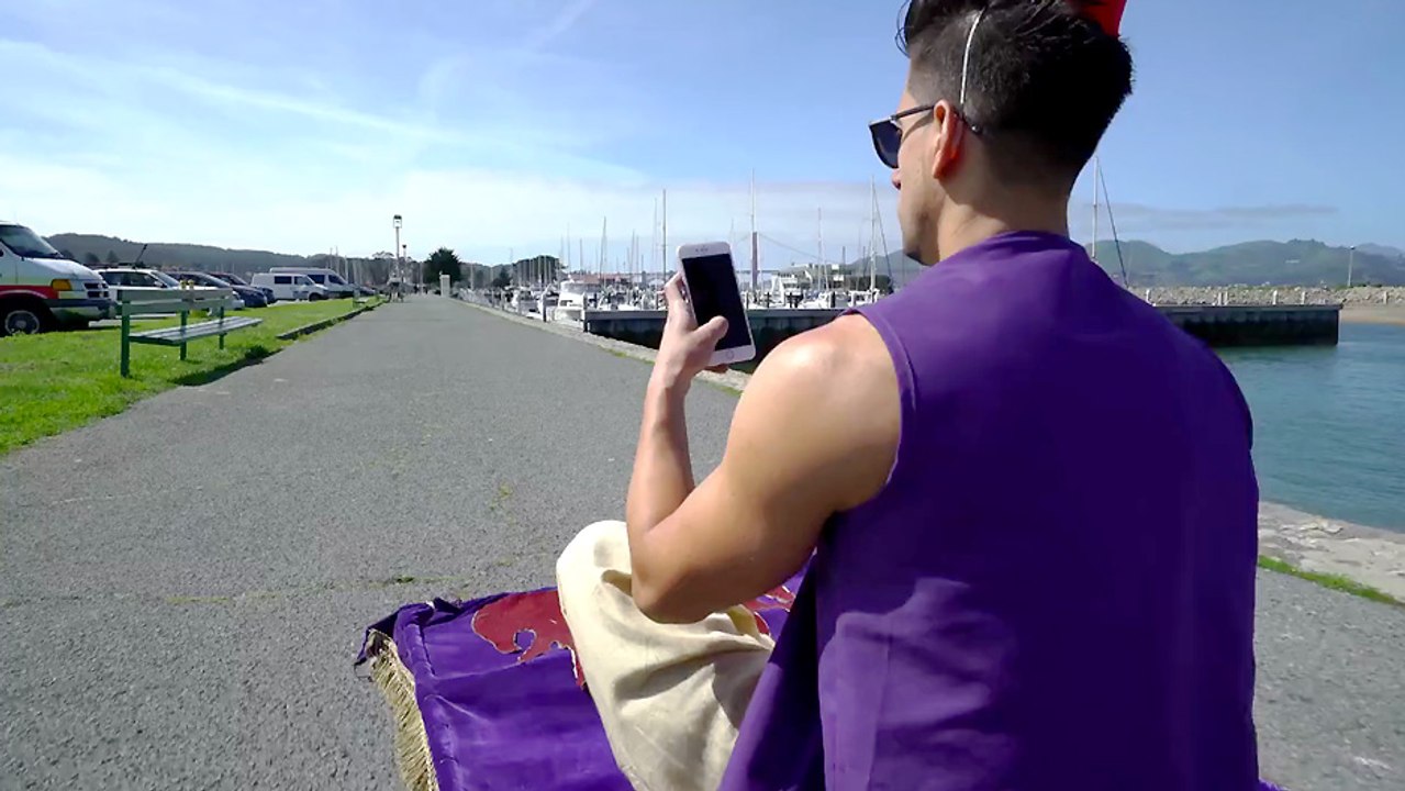 Aladdin et son tapis magique à San Francisco