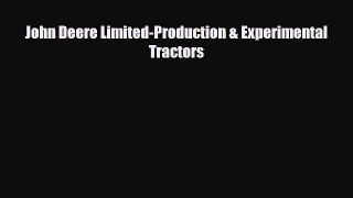 [PDF] John Deere Limited-Production & Experimental Tractors [Read] Online
