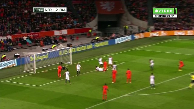 Ibrahim Afellay Goal - Netherlands 2 - 2 France 25.03.2016