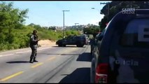 Confronto entre policiais e traficantes no bairro Inhanguetá em Vitória