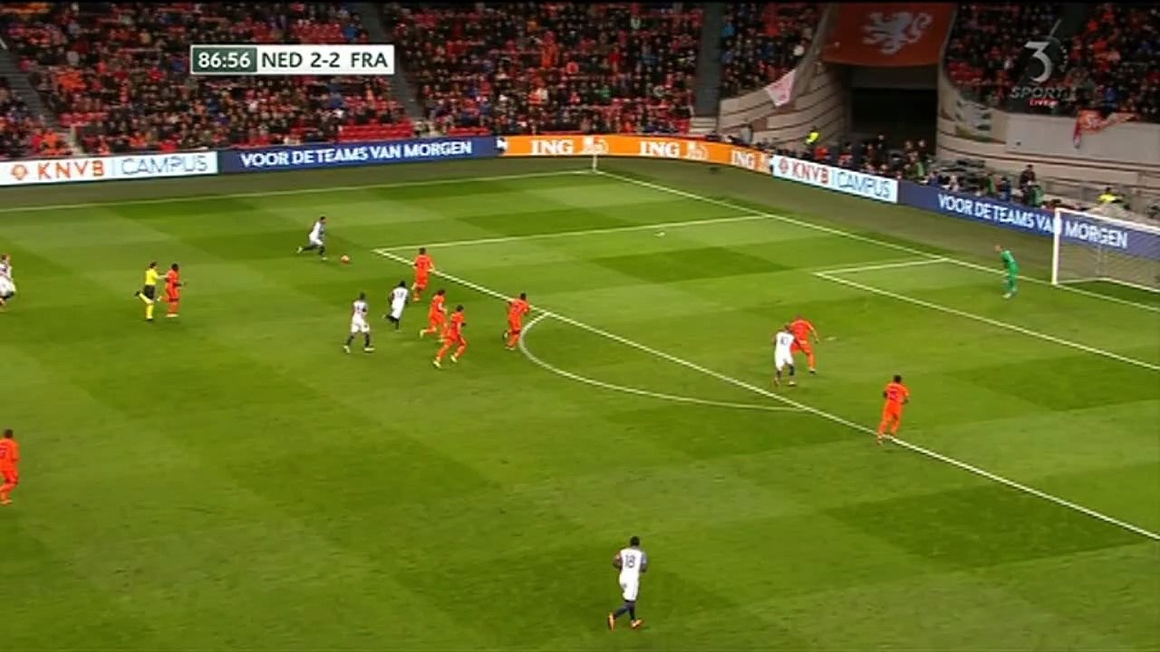 2-3 Blaise Matuidi Goal HD - Netherlands v. France - 25.03.2016 HD