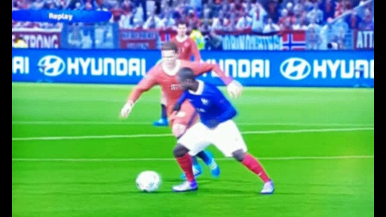 Norge - Frankrike euro 2016 på ps4
