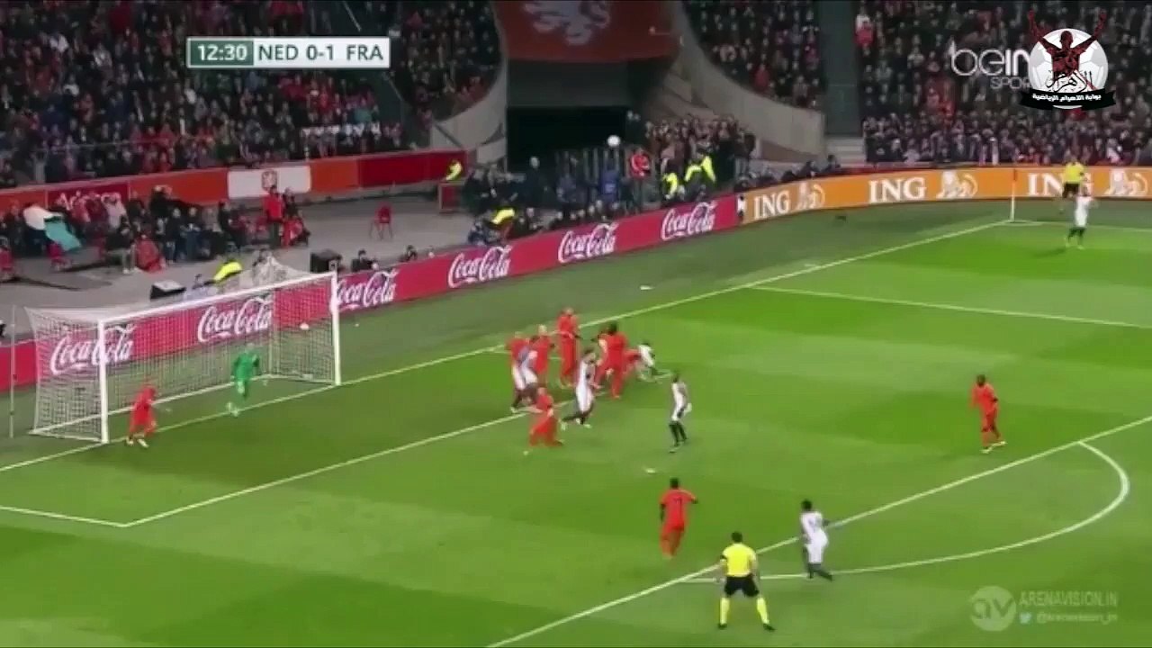 اهداف فوز فرنسا علي هولندا في مباراة ودية 26-3-2016
