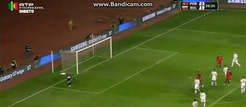 Cristiano Ronaldo super free Kick - Portugal 0-1 Bulgaria 25-03-2016