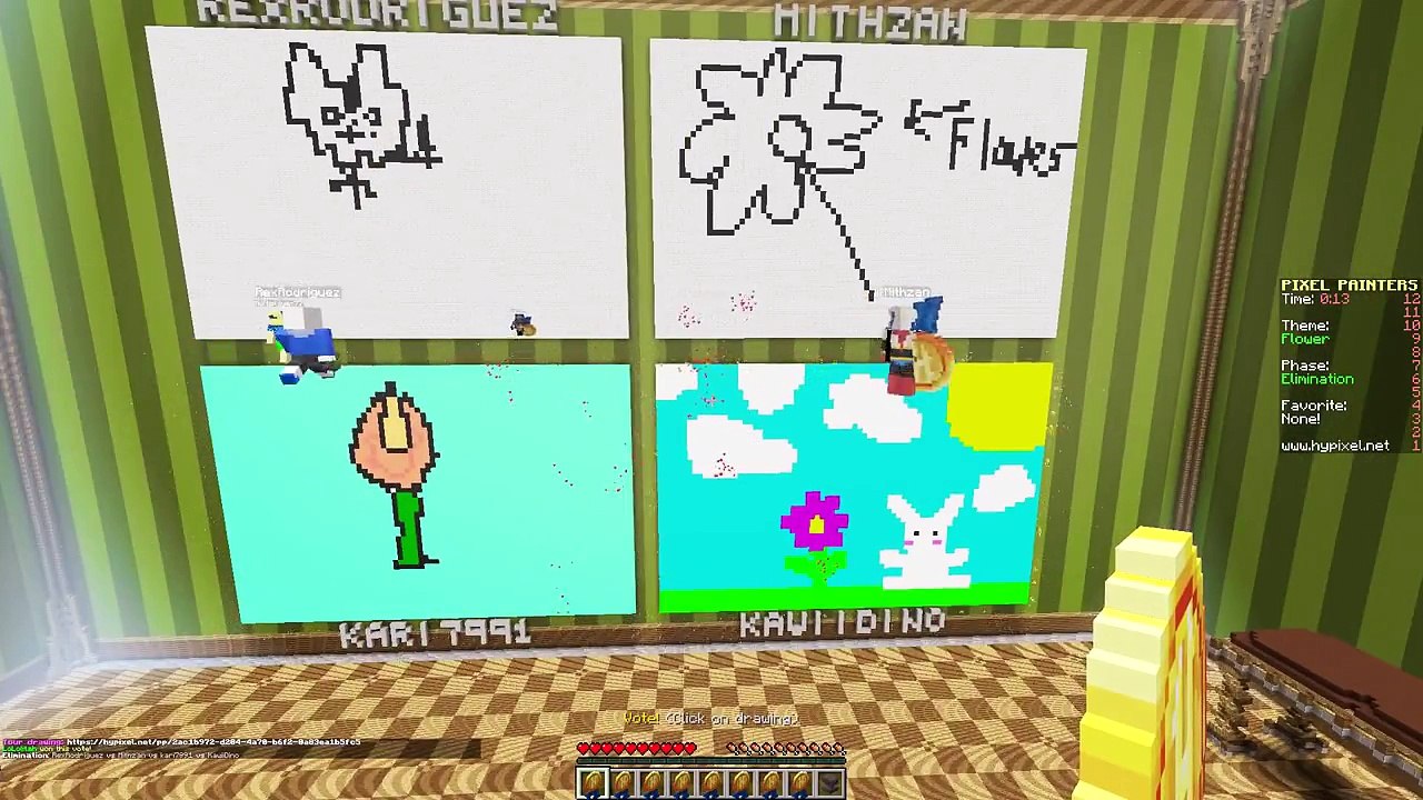 Undertale! | Minecraft Pixel Painters! (Minecraft Roleplay Mini Game)