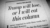 I promised to eat my column if Trump is nominated. Send me recipes.