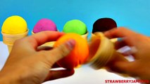 Shopkins Play Doh Cars 2 LPS Toy Story Moshi Monsters Ice Cream Surprise Eggs by StrawberryJamToys