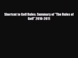PDF Shortcut to Golf Rules: Summary of The Rules of Golf 2010-2011 Ebook