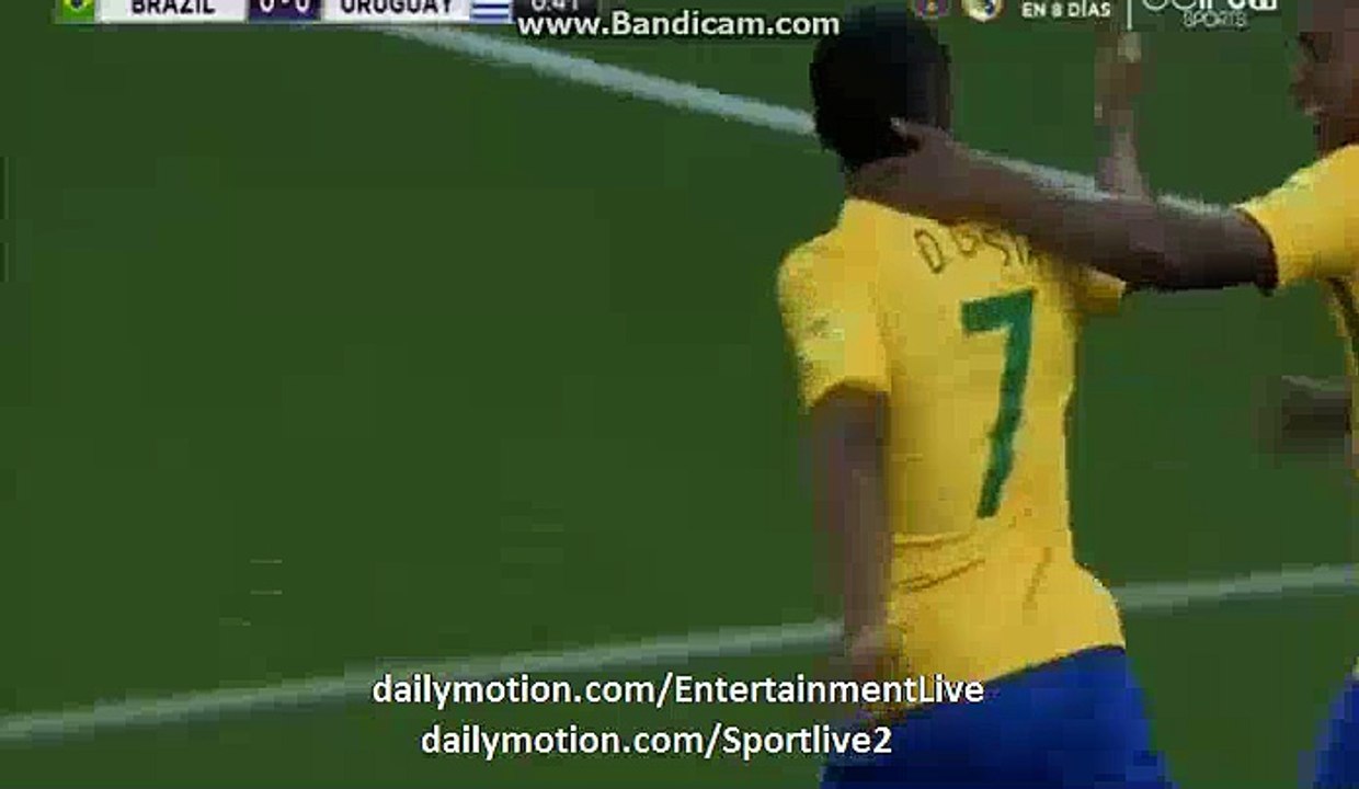 1-0 Douglas Costa Goal | Brazil 1-0 Uruguay WC Qualification 26.03.2016 HD